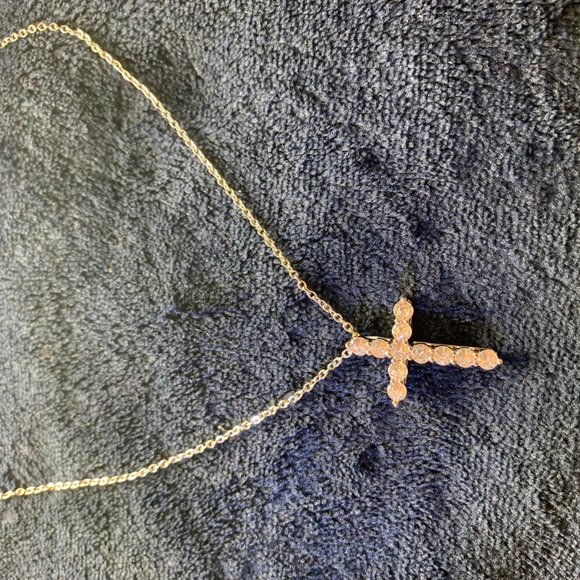 NEW Cross 925 Silver Necklace - Picture 5 of 5
